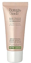 Brightening Makeup Base - Bottega Verde Brightening Pearl Effect Make-Up Base With Peach Kernel Oil And Vitamin E — photo N1