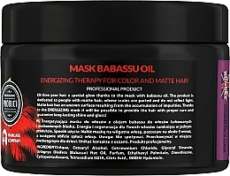 Color-Treated Hair Mask - Ronney Mask Babassu Oil Energizing Therapy — photo N2