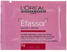 Hair Colour Remover Wipes, 36x3 g - L'Oreal Professionnel Efassor — photo N2