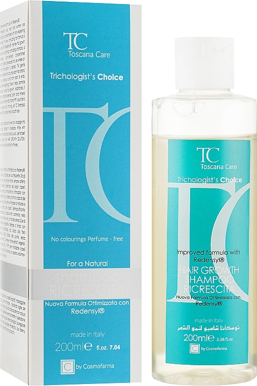 Hair Growth Stimulating Shampoo - Cosmofarma Toscana Care Shampoo Ricrescita — photo N1