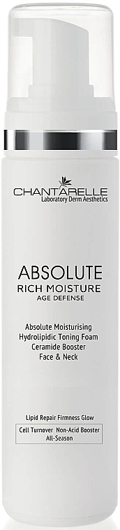 Toning Face & Neck Foam - Chantarelle Absolute Rich Moisture — photo N1