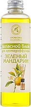 Fragrances, Perfumes, Cosmetics Reed Diffuser Refill "Green Tangerine" - Aromatika