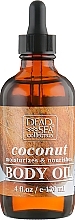 Fragrances, Perfumes, Cosmetics Body Oil with Dead Sea Minerals & Coconut Oil - Dead Sea Collection Coconut Body Oil