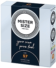 Latex Condoms, size 57, 3 pcs - Mister Size Extra Fine Condoms — photo N5