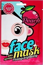 Peach Extract Face Mask - Bling Pop Peach Firming & Brightening Face Mask — photo N1