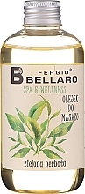 Massage Oil "Green Tea" - Fergio Bellaro Massage Oil Green Tea — photo N3