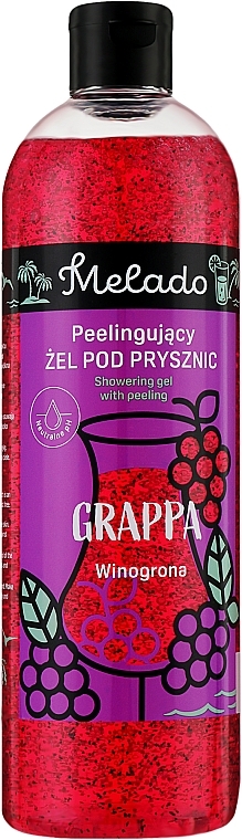 Peeling Shower Gel 'Grappa' - Natigo Melado Shower Gel Grape — photo N1