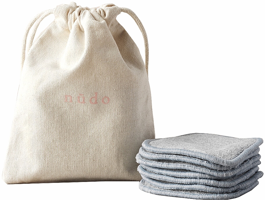 Set - Nudo Nature Made Skin Essentials (sh/sponge/1pc + f/sponge/1pc + bag/1pc + pads/7pcs) — photo N3