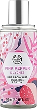 Fragrances, Perfumes, Cosmetics Pink Pepper & Lychee Hair & Body Spray - The Body Shop Pink Pepper And Lychee Mist