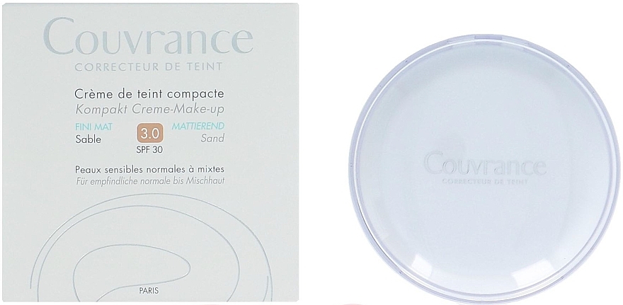 Foundation - Avene Couvrance Mat Effect SPF30 Foundation — photo N1