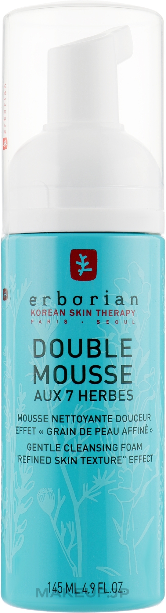 7 Herbs Cleansing Foam - Erborian Aux 7 Herbs Double Mousse — photo 145 ml