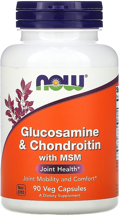 Capsules Glucosamine & Chondroitin with MSM - Now Foods Glucosamine & Chondroitin with MSM — photo N4