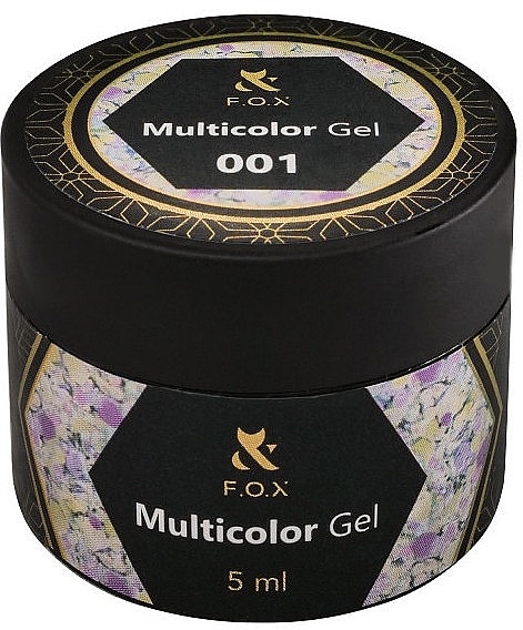 Nail Art Gel - F.O.X Multicolor Gel — photo N1