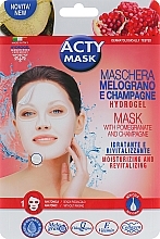 Fragrances, Perfumes, Cosmetics Pomegranate and Champagne Hydrogel Face Mask  - Acty Mask Hydrogel Mask With Pomegranate And Champagne