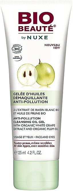 Face Cleansing Gel - Nuxe Bio Beaute Anti-Pollution Cleansing Oil Gel — photo N1