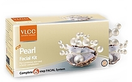 Fragrances, Perfumes, Cosmetics Set - VLCC Pearl Facial Kit (cream/10g + powder/7g + mask/10g + lotion/10g)