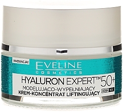 Fragrances, Perfumes, Cosmetics Concentrated Day & Night Cream - Eveline Cosmetics Hyaluron 50+