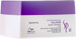 Fragrances, Perfumes, Cosmetics Volume Hair Mask - Wella Professionals Wella SP Volumize Mask