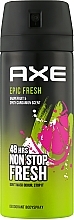 Deodorant Spray - Axe Epic Fresh 48H Non Stop Fresh Deodorant Bodyspray — photo N1