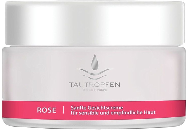 Soothing Rose Face Cream - Tautropfen Rose Gentle Facial Cream — photo N1