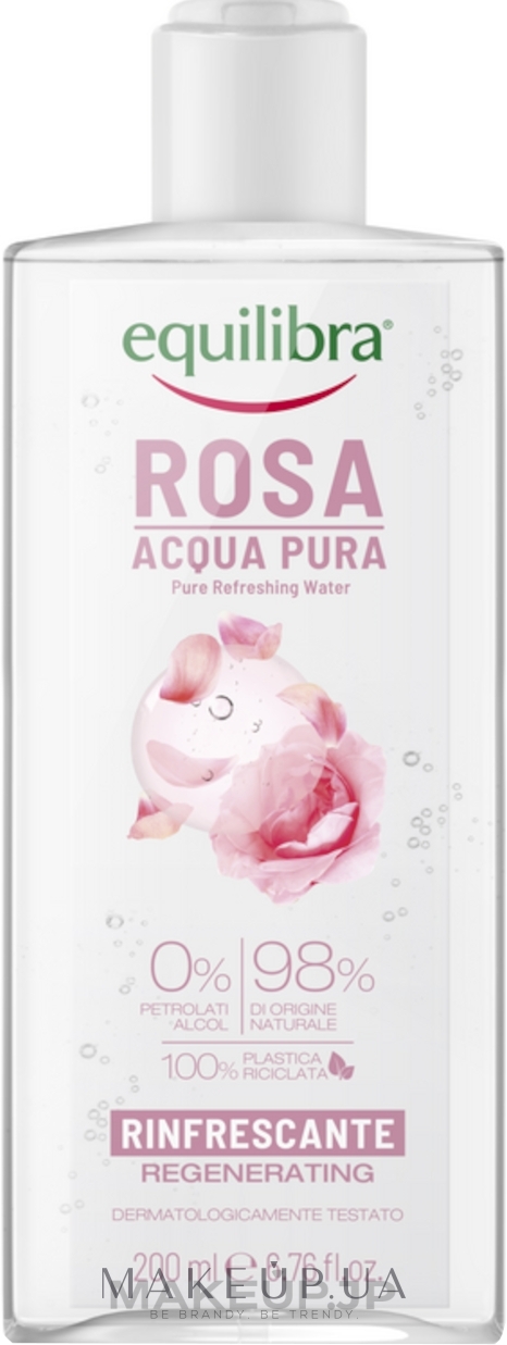 Facial Tonic - Equilibra Rose Acqua Pura Pure Refreshing Water Regenerating — photo 200 ml