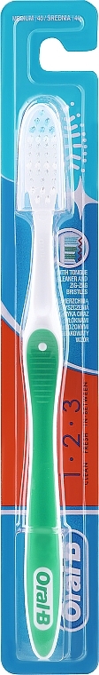 Medium Toothbrush 40, green - Oral-B Clean Fresh Strong — photo N10