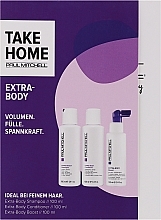 Fragrances, Perfumes, Cosmetics Set - Paul Mitchell Extra-Body Take Home (shmp/100ml+cond/100ml + boost/100ml)