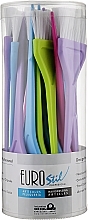 Hair Coloring Brush Set, multicolor, 04682, 24 pcs - Eurostil — photo N1