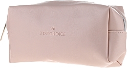 Makeup Bag "Leather", 96945, beige - Top Choice — photo N1