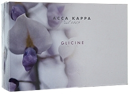 Fragrances, Perfumes, Cosmetics Soap Set - Acca Kappa "Wisteria"