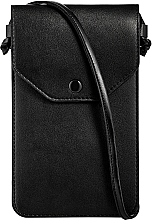 Crossbody Phone Case "Cross", black - MAKEUP Phone Case Crossbody Black — photo N4