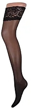 Stockings "Every Day Fashion PlusSize" 20 Den, black - Mio Senso — photo N2