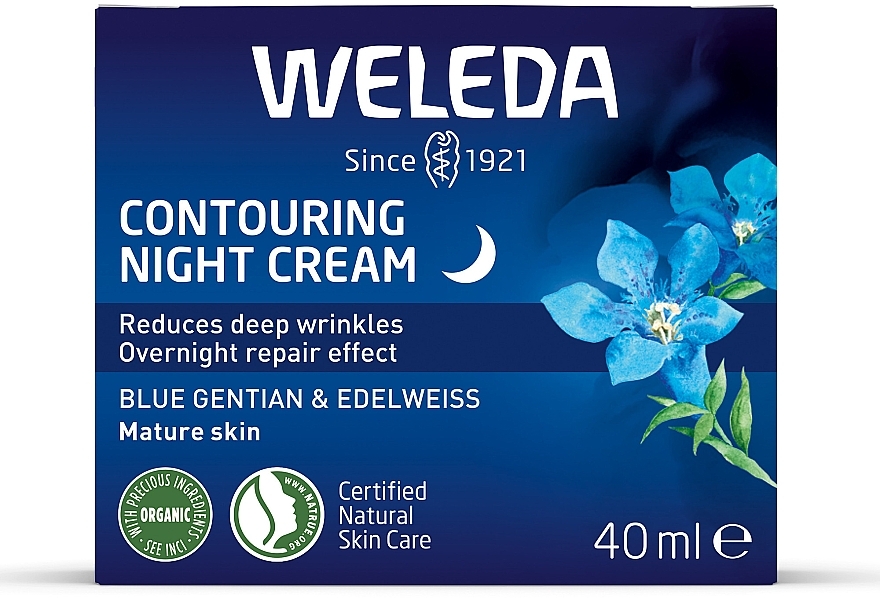 Weleda - Night Cream with Blue Gentian and Alpine EEdelweiss — photo N2