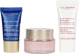 Set - Clarins Multi Active (day/cream/50ml + night/cream/15ml + cleanser/30ml) — photo N2