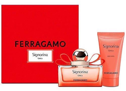 Salvatore Ferragamo Signorina Unica - Set (edp/50ml + b/lot/50ml) — photo N1