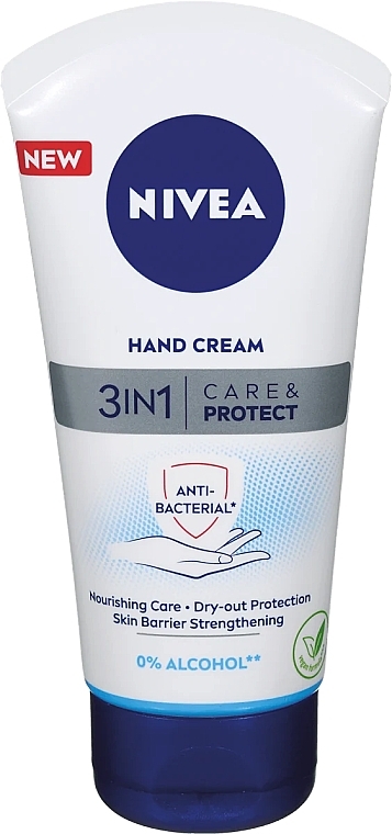 3-in-1 Care & Protect Antibacterial Hand Cream - Nivea Care & Protect Hand Cream — photo N2