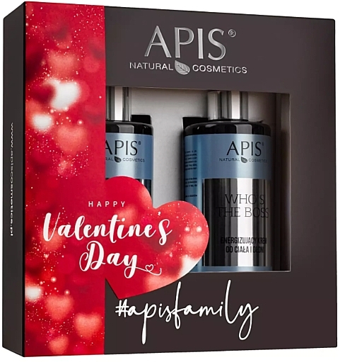 Set - APIS Professional Valentine's Day Who's The Boss (h/cr/300ml + sh/gel/300ml) — photo N1