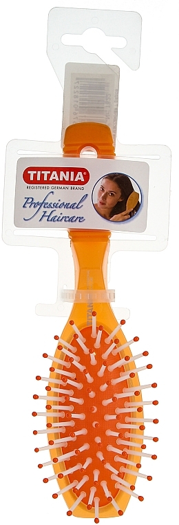 7-Row Massage Hair Brush, orange - Titania — photo N1