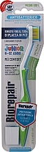 Toothbrush "Perfect Cleaning", medium, white & graan - Biorepair Curve Oral Care Pro — photo N2