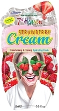 Fragrances, Perfumes, Cosmetics Face Cream Mask "Strawberry" - 7th Heaven Strawberry Cream Mask