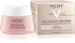 Brightening Night Face Cream for Mature Skin - Vichy Neovadiol Rose Platinum Night Cream — photo N3