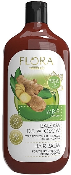 Ginger Balm for Weakened & Loss-Prone Hair - Vis Plantis Flora Balm for Weakened Hair — photo N3