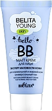 Fragrances, Perfumes, Cosmetics Matte BB Cream for Normal & Oily Skin - Bielita Belita Young Skin