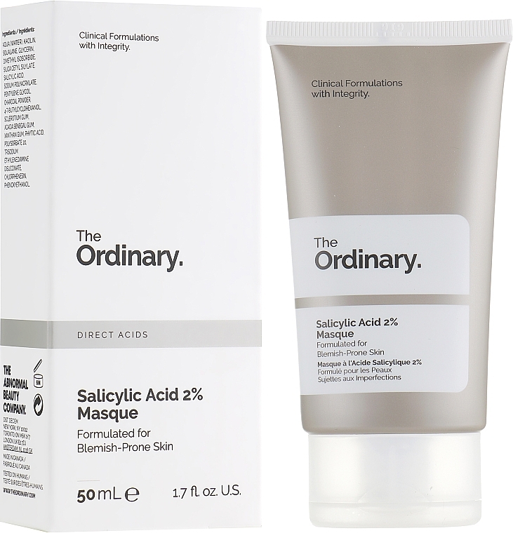 Salicylic Acid 2% Face Mask - The Ordinary Salicylic Acid 2% Masque — photo N2