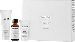 Fragrances, Perfumes, Cosmetics Set - Medik8 Pore Refining Virtually Poreless Discovery Kit (f/gel/40ml + toner/30ml + f/cr/15ml)