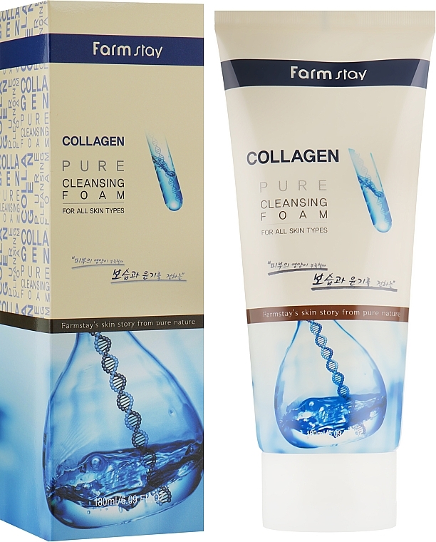 Cleansing Collagen Foam - FarmStay Collagen Pure Cleansing Foam — photo N1