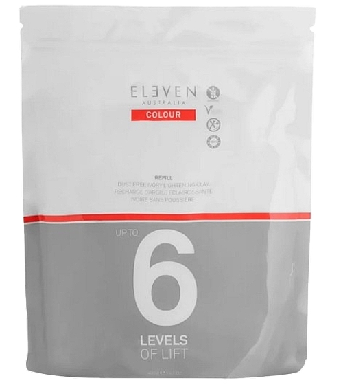 Hair Bleaching Powder - Eleven Australia Color Bleach Clay 6 Levels (refill) — photo N1