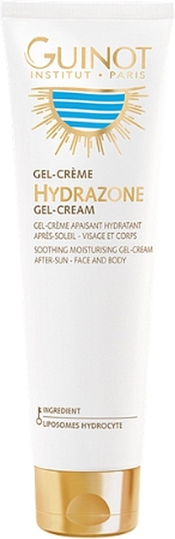 Face & Body After Sun Gel Cream - Guinot Hydrazone Soothing Moisturising Gel-Cream — photo N2