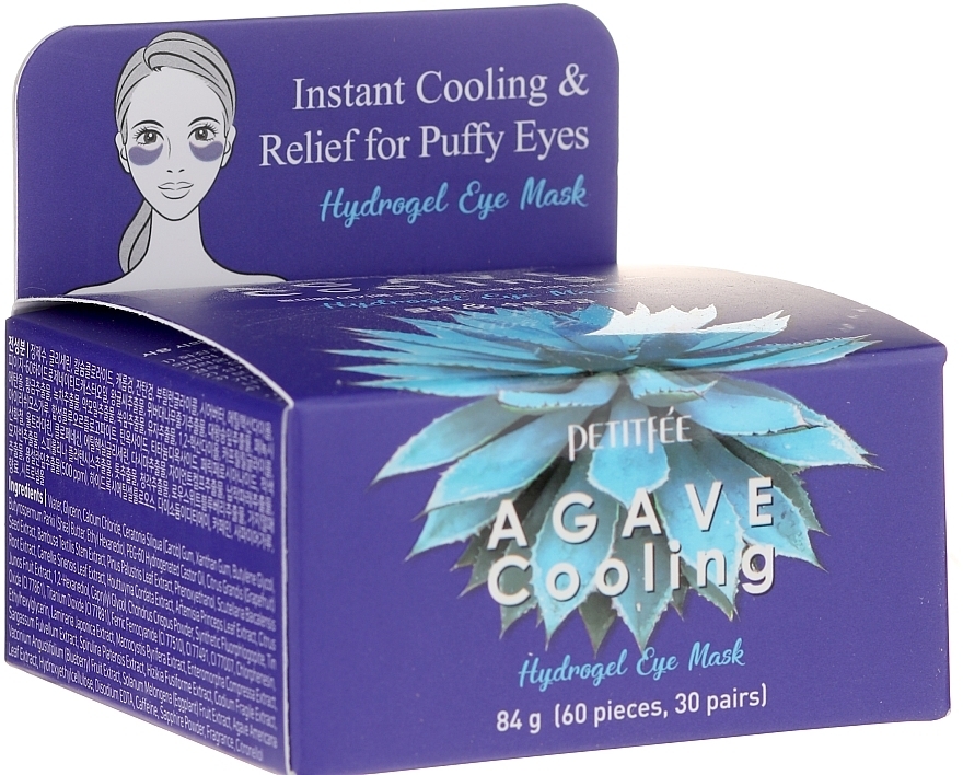 Agave Hydrogel Cooling Eye Patch - Petitfee & Koelf Agave Cooling Hydrogel Eye Mask — photo N1
