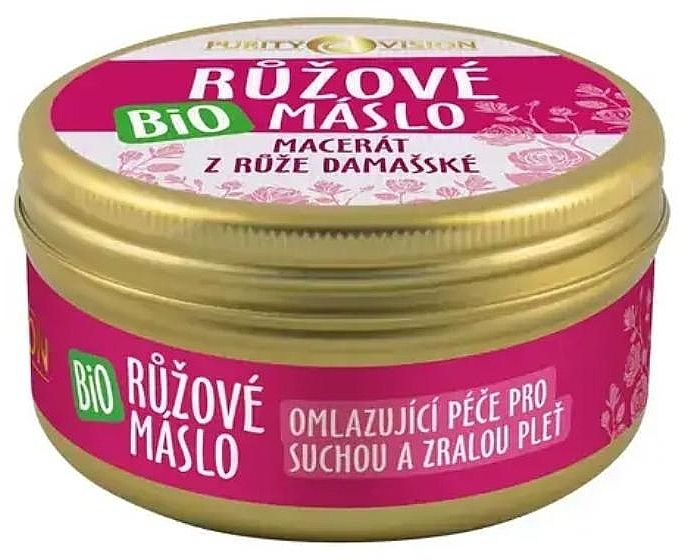 Rose Oil - Purity Vision Bio Rose Butter (in tin can) — photo N1